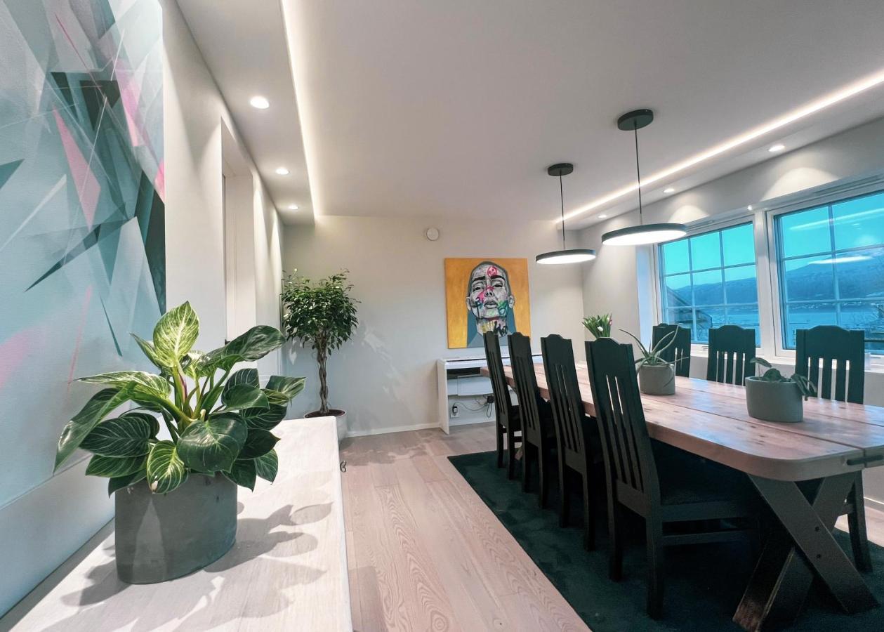 Penthouse Apartment With Amazing View. Тромсьо Екстериор снимка